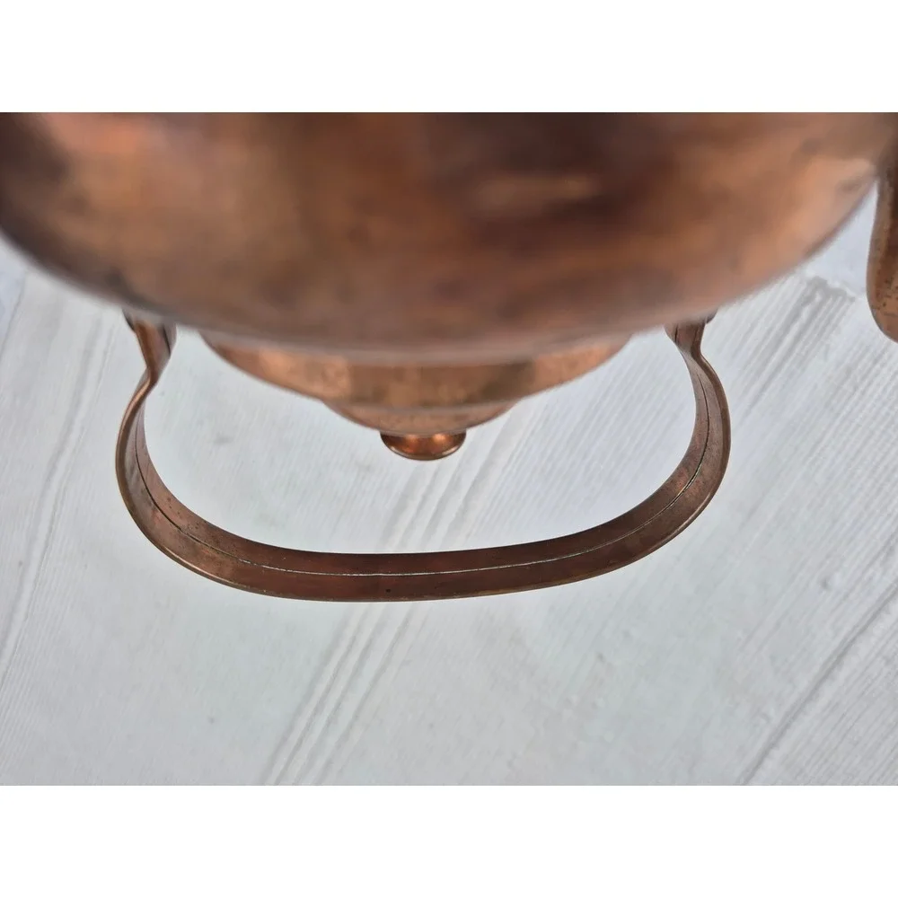 Vintage Volund‎ Copper Teapot Kettle Antique Style Patina Gooseneck Spout